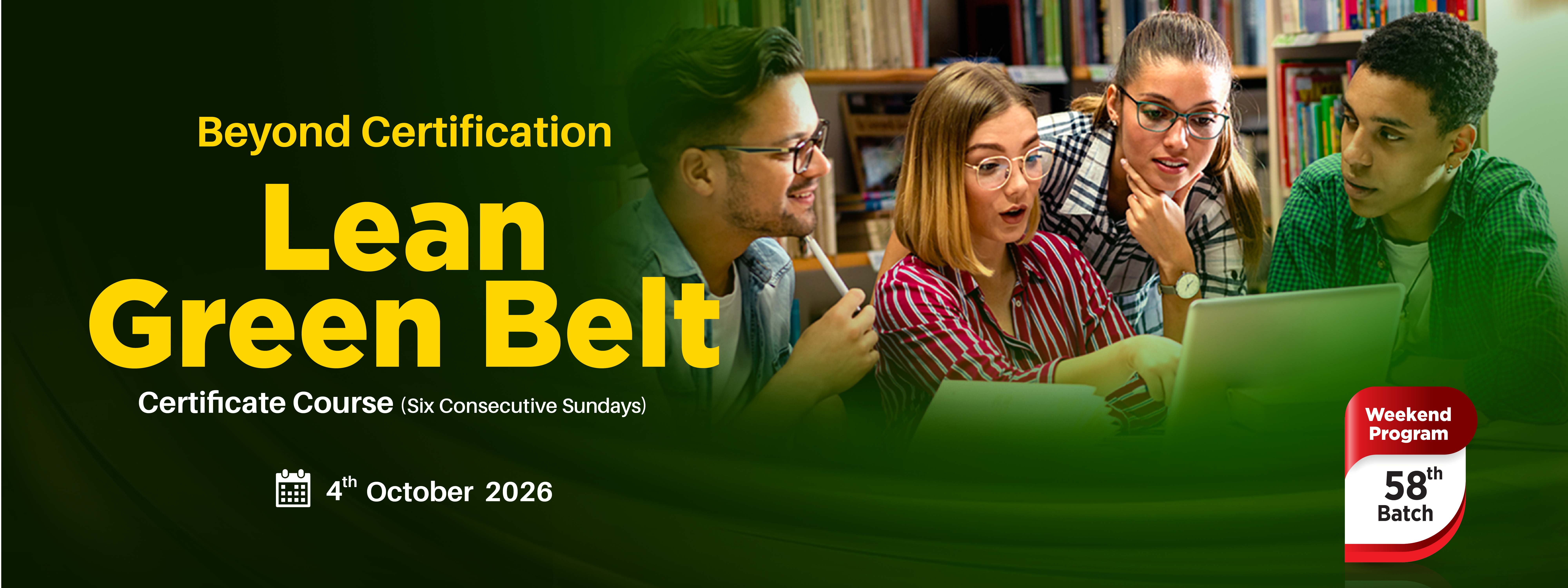 Lean Green Belt Certificate Course